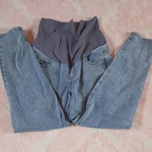 Women's Blue High-Waisted Jeans